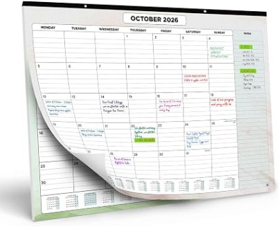 Smart Panda Wall Calendar 2026-2027 – Large Monthly Planner & Desk Calendar